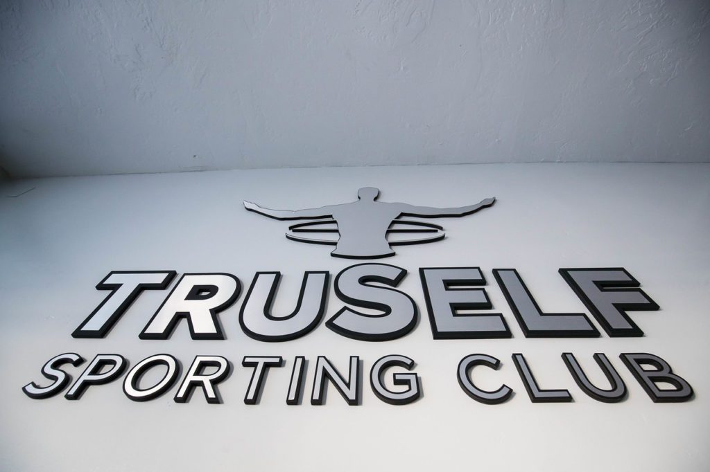 TruSelf Sporting Club steel logo
