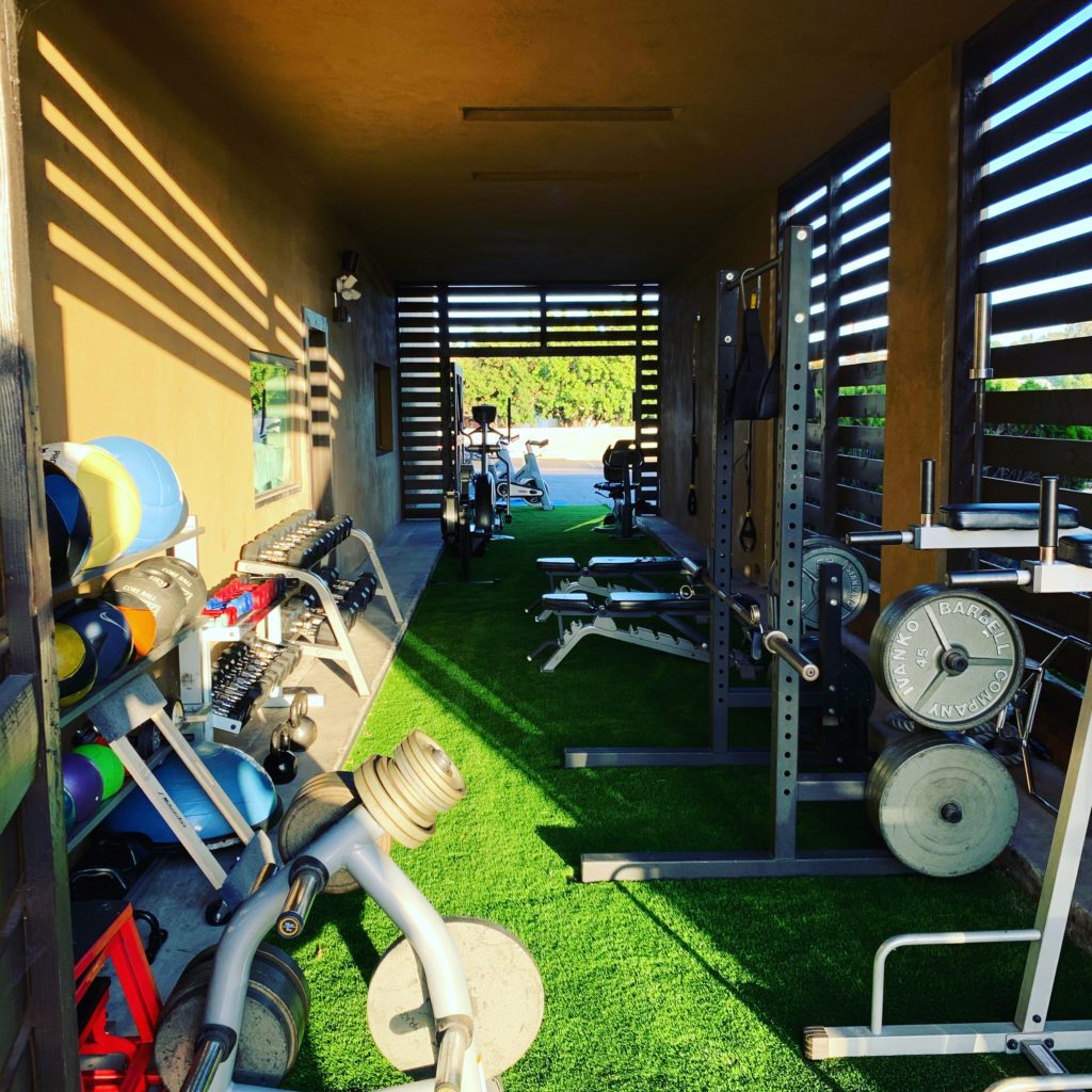 Outdoor Workout Gym Space TruSelf Sporting Club San Diego Gym