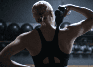 Single Athlete Tru hypervolt use at TruSelf Sporting Club San Diego Gym