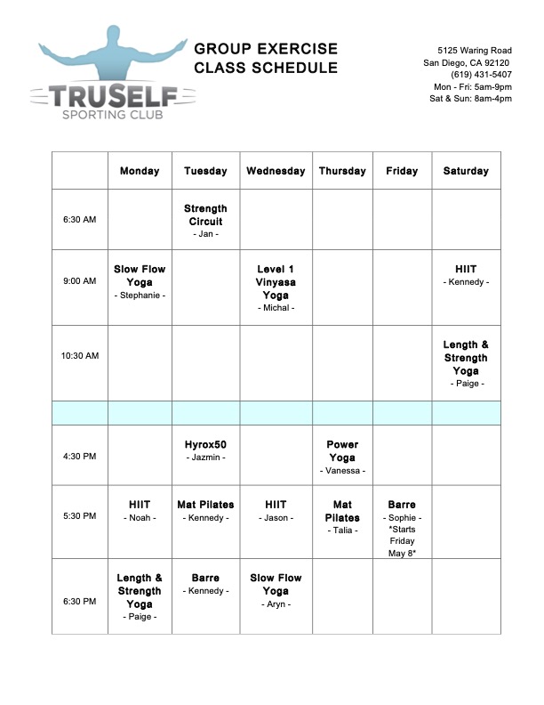 GroupClassScheduleSpring2026 New